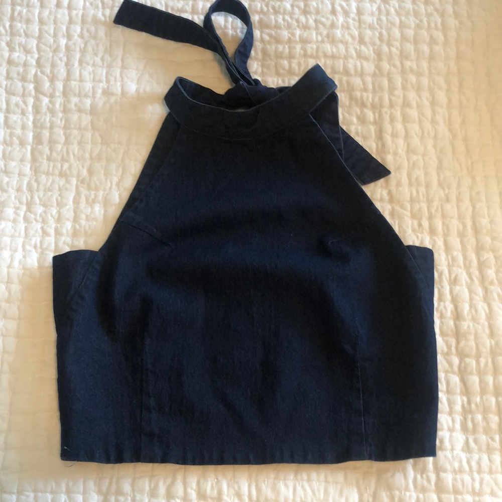 J.O.A. Denim crop top